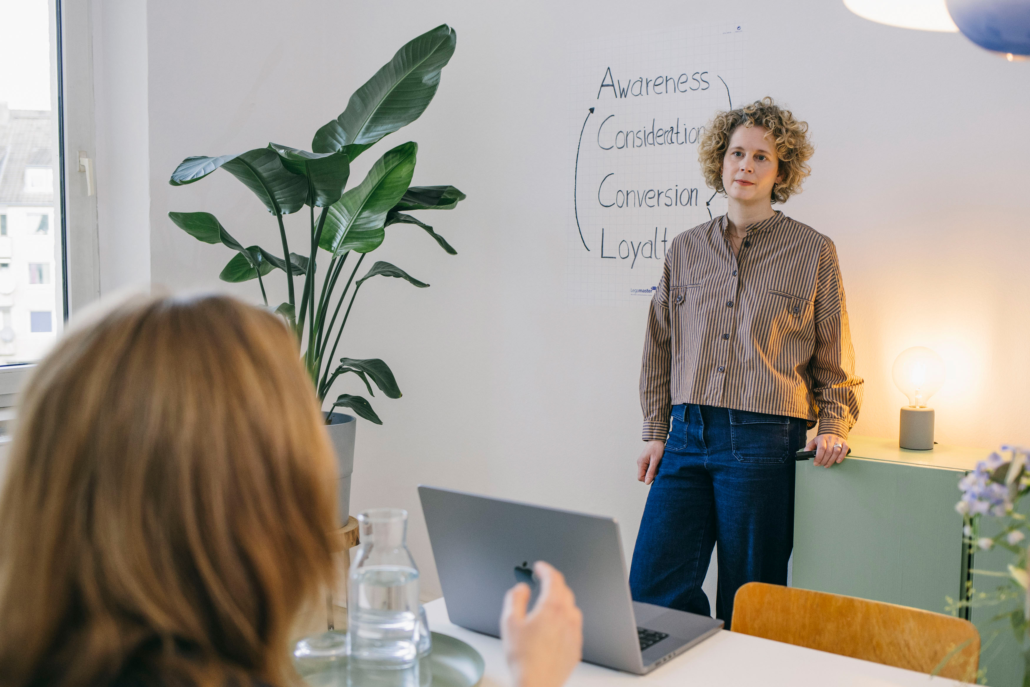 Sonja Scheiper leitet ein Coaching